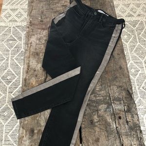 Athleta Metallic Strip Skinny Jean